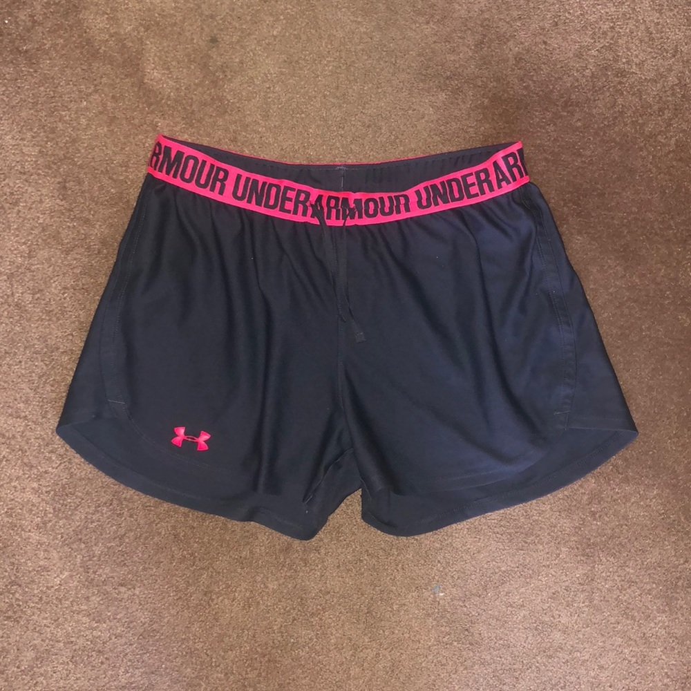 gray under armour shorts